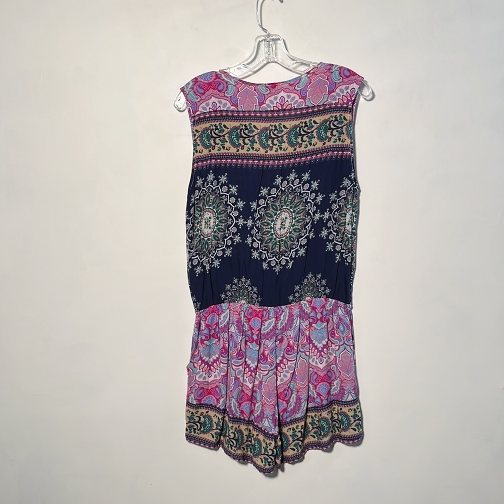 Umgee Boho Multi Color Multi Print Sleeveless But… - image 3